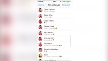 El 'grupo de Whatsapp' de la selección española