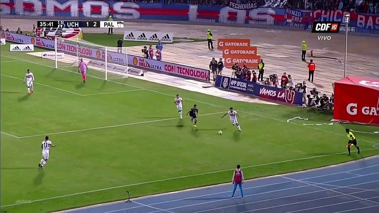 GONZALO JARA UNIVERSIDAD DE CHILE 1X2 PALESTINO CAMPEONATO CHILENO 2018