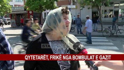 QYTETARËT, FRIKË NGA BOMBULAT E GAZIT