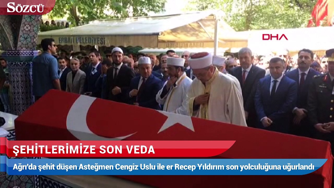 Şehitlerimize son veda