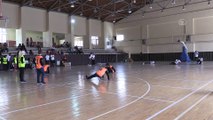 Görme engelli çocuklar üniversite öğrencileri ile maç yaptı - KONYA