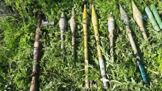 Yüksekova kırsalında mühimmat ele geçirildi