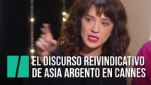 El discurso reivindicativo de Asia Argento en Cannes