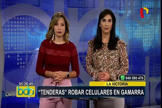 La Victoria: “tenderas” roban costosos celulares dentro de tiendas en Gamarra