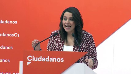 Arrimadas sobre las decisiones de Torra: Son "un desafío a la democracia"