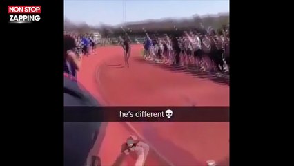 Un course d'athlétisme se transforme en concours de plongeons (Vidéo)