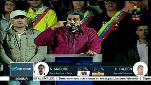 Pdte. Maduro pide a opositores no culpar a los demás de su derrota