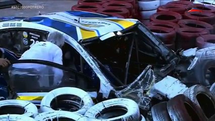 TC Potrero 2018 FP1 Conta Brake Failure Big Crash