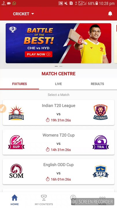 CSK VS HYD Dream11 team and news