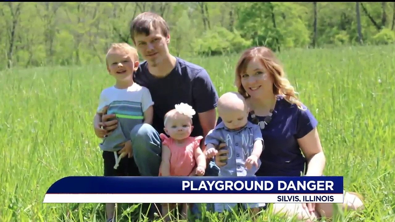 Father Finds Razor Blade on Slide at Playground