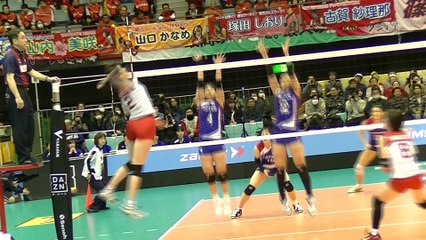 古賀紗理那選手(Sarina Koga)NECレッドロケッツ【女子ﾊﾞﾚｰﾎﾞｰﾙVﾌﾟﾚﾐｱﾘｰｸﾞﾌｧｲﾅﾙﾗｳﾝﾄﾞ2017-2018】2018.2.24川崎市とどろきアリーナ