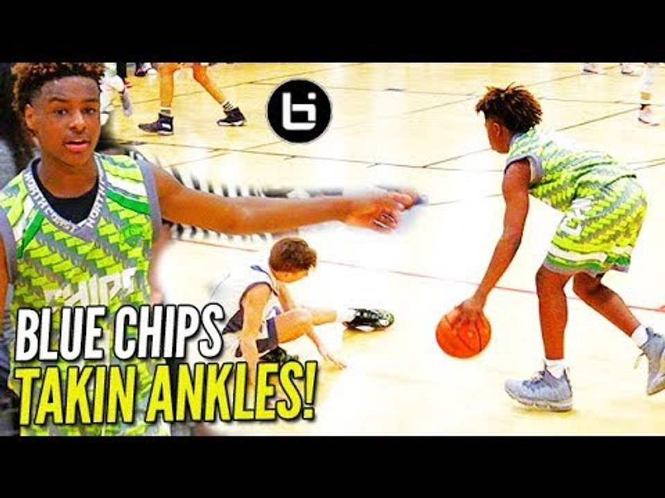 LeBron James Jr. & Blue Chips TAKEN TO OVERTIME!!! Bronny James vs Colin Porter!