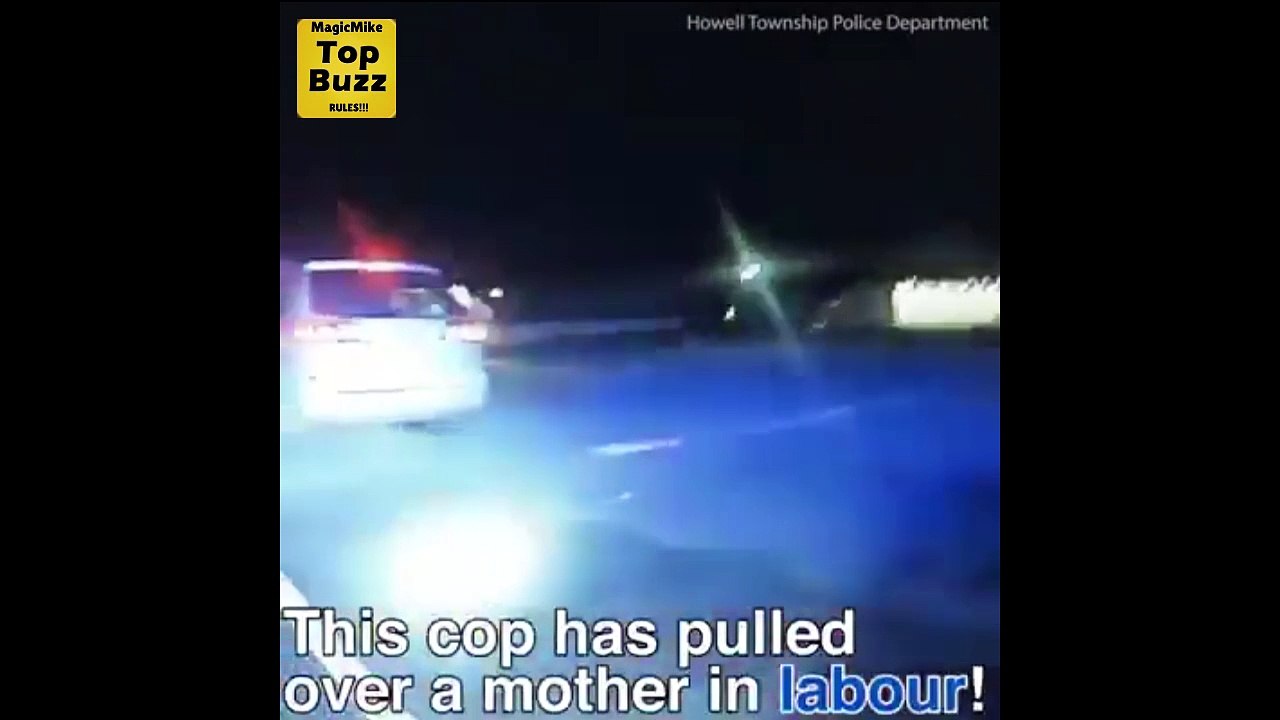 This man was stopped from rushing his wife in labour to hospital!