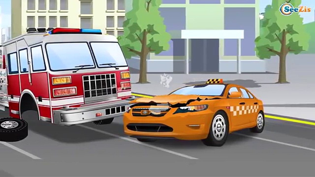 Les Héros de la Ville - Camion de pompier dessin animé - Compilation
