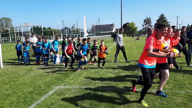 Entrée des joueurs finale U11 tournoi USH 2018
