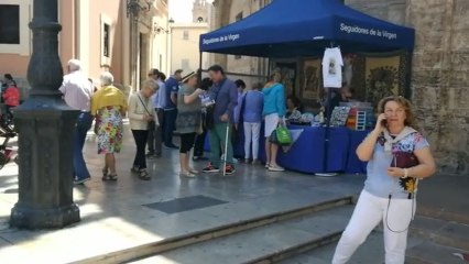 Plaza donde Hablamos Español pretendía instalar su mesa informativa