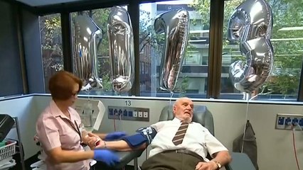'Man With The Golden Arm' Retires From Donating Blood After Saving 2.4 Million Lives