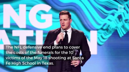 Houston Texans' J.J. Watt to Help Pay for Santa Fe Funerals