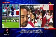 Zurich: hinchas de la Selección Peruana esperan llegada de Paolo Guerrero