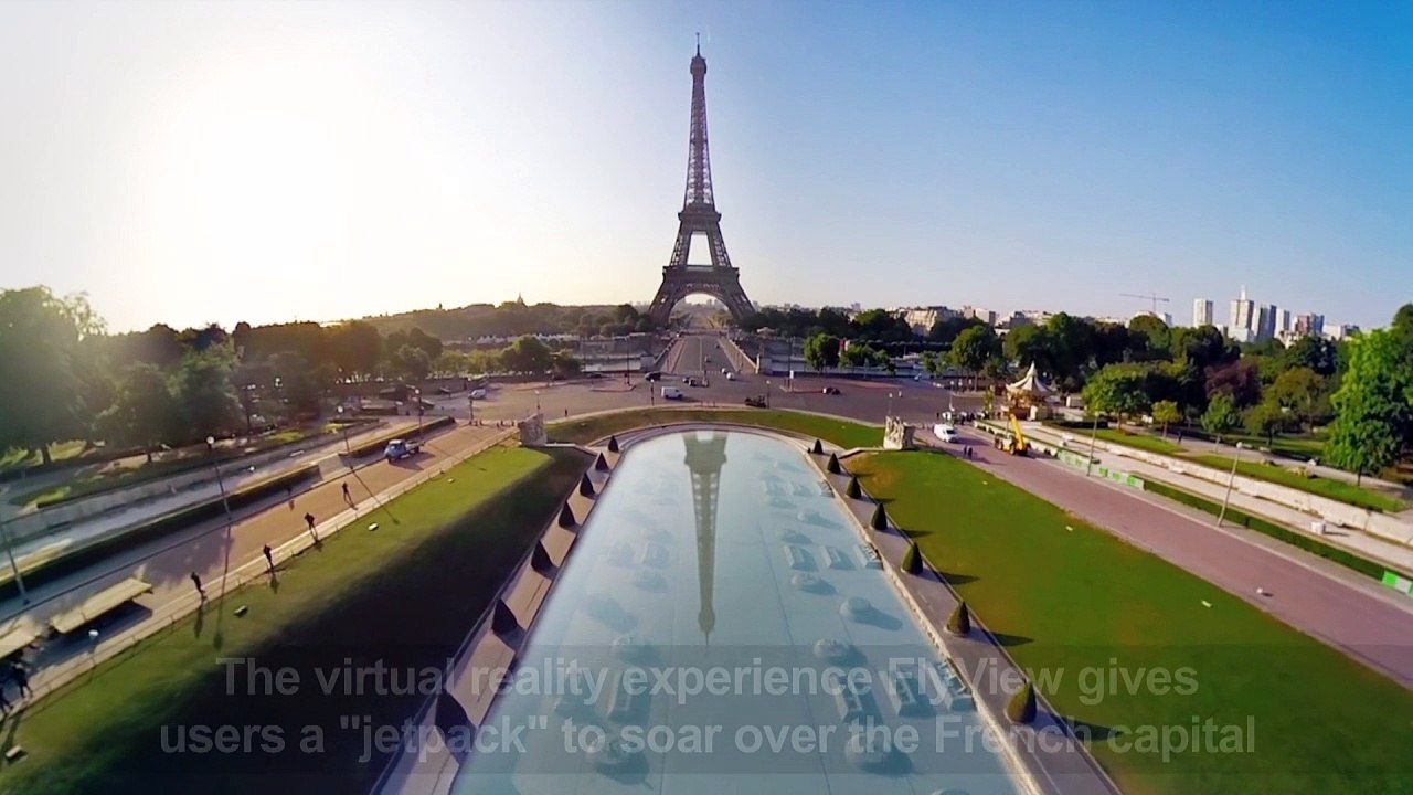 Virtual reality gives users bird's eye view of Paris
