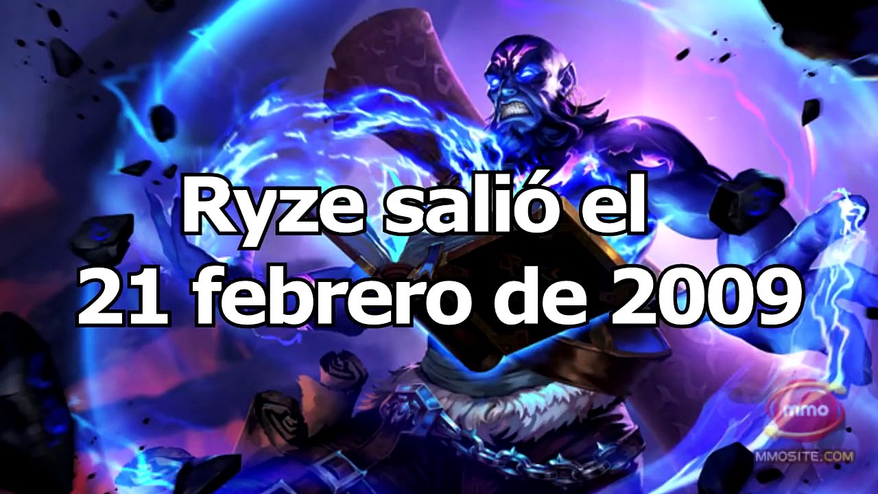 La EVOLUCIÓN de RYZE [2009 - 2017] Reworks Ryze | League Of Legends