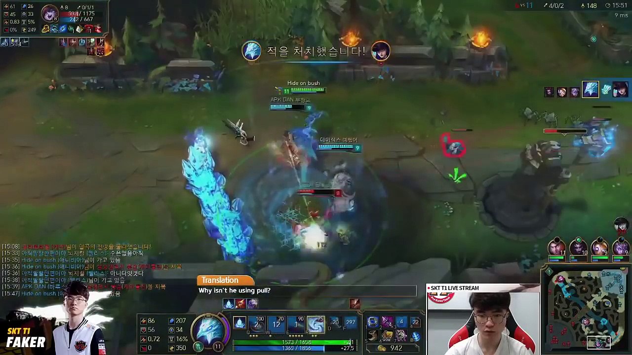 POR ESTO BANEAN ANIVIA en KOREA | FAKER CARRILEANDO UNA PARTIDA