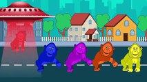 Learn Colors with Animals Monkey Gorilla Number Colours for Kids - Learn colours For Children