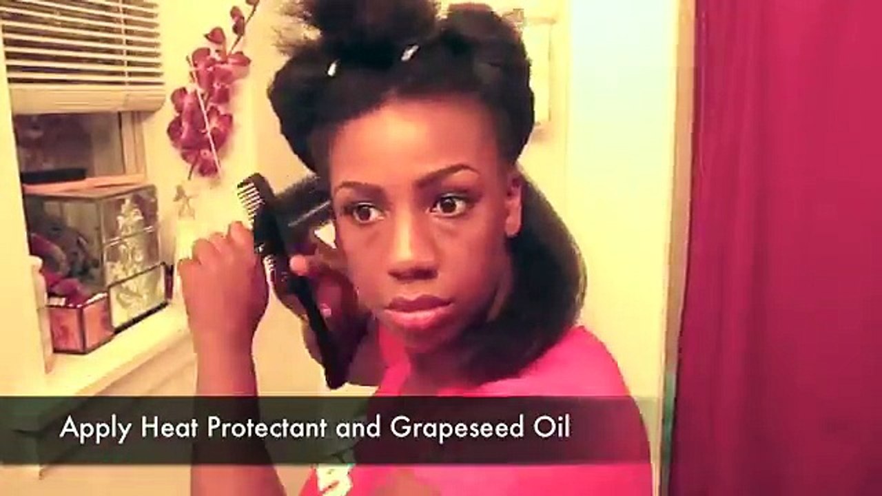 How to Straighten Natural Hair: The Wash, Blow Dry, Flat Iron, Haircut, & Style