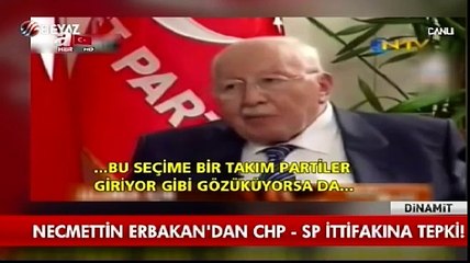 Erbakan'dan SP-CHP ittifakına tepki