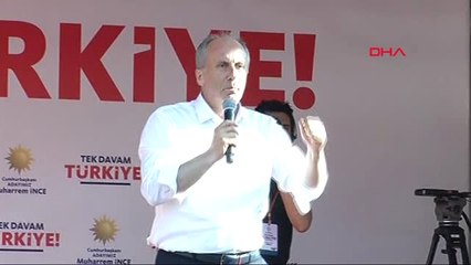 Zonguldak Cumhurbaşkanı Adayı Muharrem İnce Halka Hitap Etti