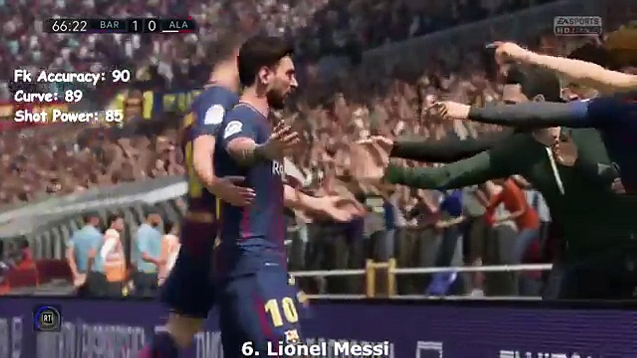 FIFA 18 TOP 10 FREE KICK TAKERS video Dailymotion