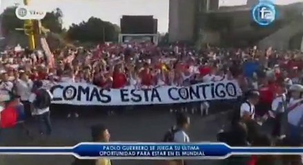march in favor of paolo guerrero - news from peru 2018