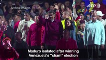 Maduro isolated as US vows action over 'sham' Venezuela polls