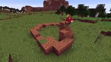 How To Make a Minecraft DIRT House! (First Day Challenge)