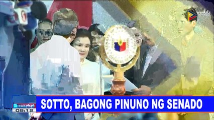 Sotto, bagong pinuno ng Senado