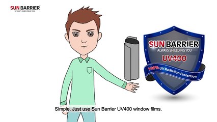 Why choose Sun Barrier UV400 tinted film Sun Barrier™