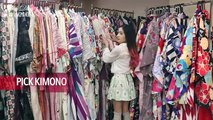 A Day in JAPAN | Wearing a Kimono | SAKURA Cherry Blossoms | KimDao