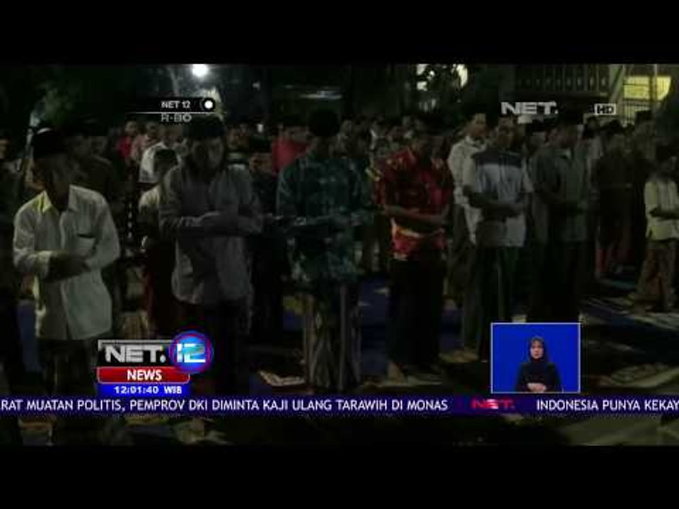 Shalat Tarawih dan Witir Kilat di Blitar yang Berlangsung Kurang dari 10 Menit - NET 12