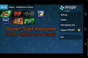 PPSSPP Local Multiplayer using Wireless Router - Android as Host