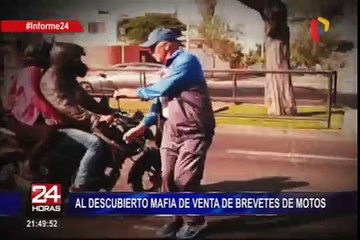 Mafia de venta de brevetes de motos suma al caos vehicular