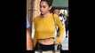 Selena Gomez New Street fashion & Sleek Selena accessorized her look with yellow lens sunglasses