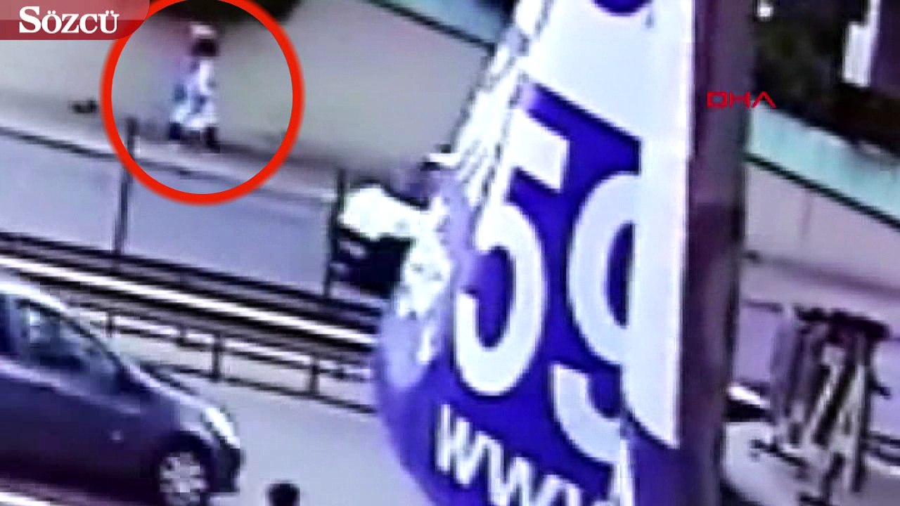 Kaldırımda yürüyen iki kız kardeşin öldüğü kaza kamerada