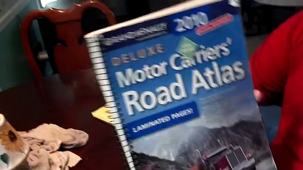 TRUCKING 101 Tips for new drivers. Tracking your route and using a road atlas.