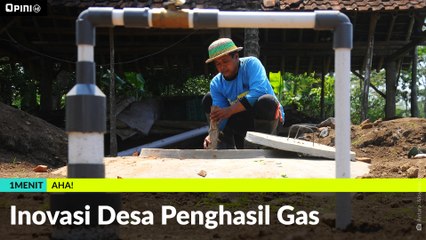 #1MENIT |  Inovasi Desa Penghasil Gas