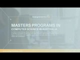 Reputed universities in Australia for Masters Programs in Computer Science