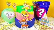 Learn Colors Paw Patrol Birthday Cake - Toy Surprises Balloons