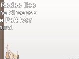 Authentic 100 natural Lambskin Rodeo Eco Rug Genuine Sheepskin Rug One Pelt Ivory Natural
