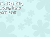 ALAZA Seashells Frame on Wooden Area Rug Rugs for Living Room Bedroom 7x5