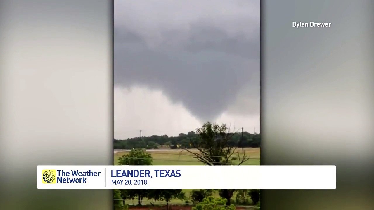 Tornado touches down in central Texas