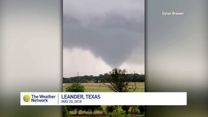 Tornado touches down in central Texas